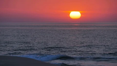 Sunset on the beach. 動画素材 94250797