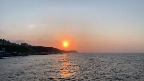 Sunset at Beach 库存影片 106150033
