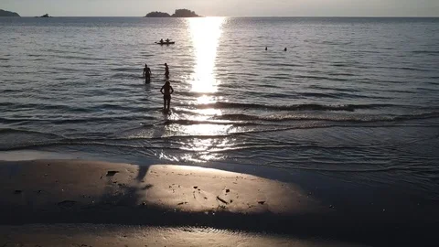 Sunset Beach Stock-Footage 115901745