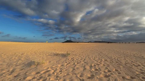 Sunset on a beach Video stock 124520199