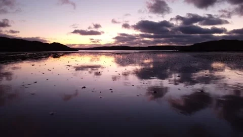 Sunset Beach Stock Footage 145942423