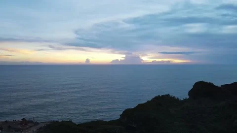 Sunset in the Beach Stock Footage 152500772