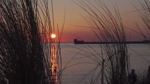Sunset at the beach Video stock 152738077