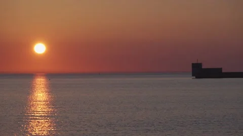 Sunset at the beach Video stock 152738134