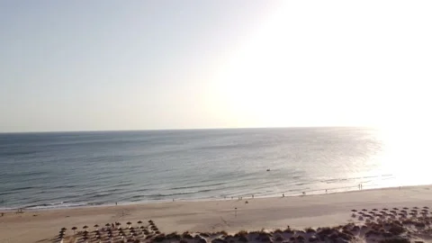 Sunset at the beach Stock Footage 158548823