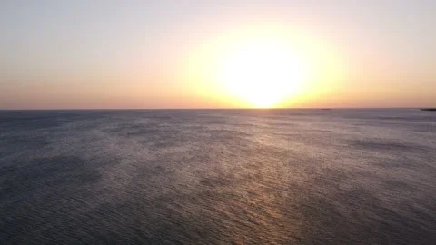 Sunset at the beach Stock Footage 158548901