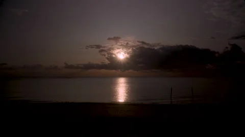 Sunset At The Beach Stock Footage 170481637