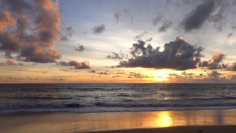 Sunset at the beach	 Stock-Footage 172390861