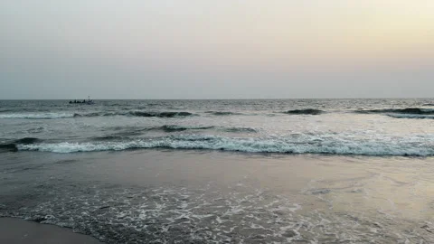 Sunset on the beach 스톡 동영상 209121173