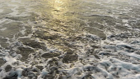 Sunset on the beach Video stock 209122763