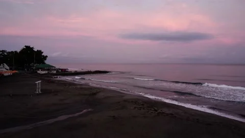 Sunset at the Beach Stock Footage 223119736