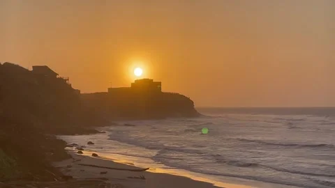 Sunset by the beach 스톡 동영상 227803248