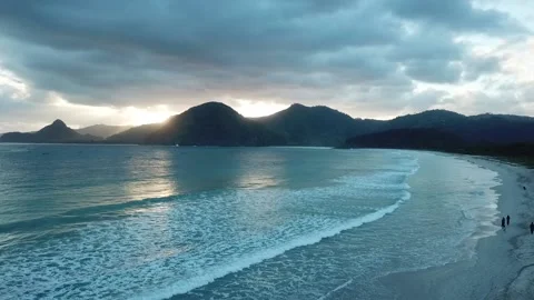 Sunset Beach Stock Footage 228893100