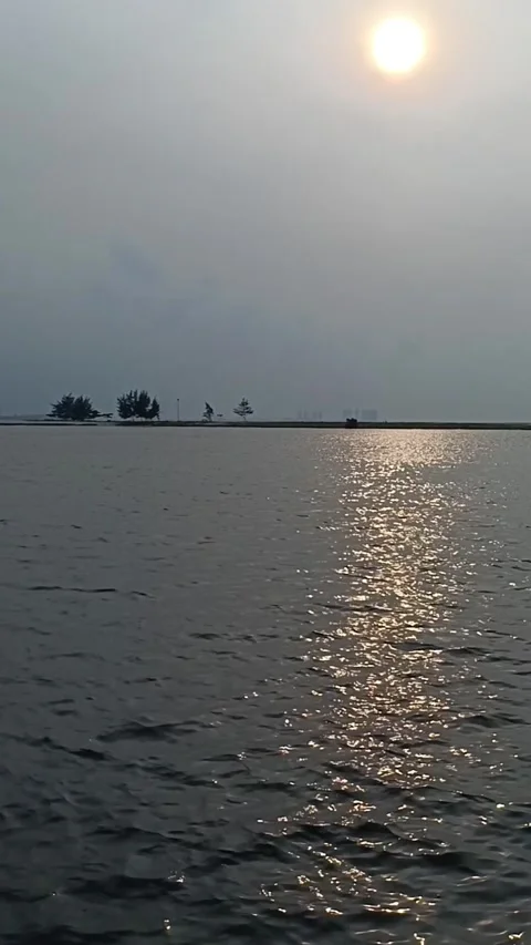 Sunset at the Beach Stock Footage 243548278