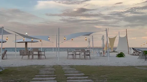 Sunset at the Beach Video stock 247395713