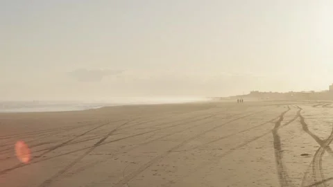 Sunset in the beach Stock Footage 251674245