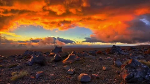 Sunset in the beach	 Stock Footage 252435470