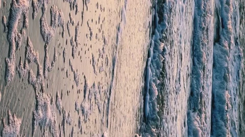 Sunset on the beach  Stock Footage 260725381