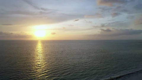 Sunset on the beach Video stock 262808557