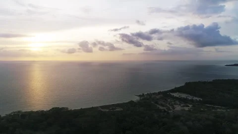 Sunset on the Beach Video stock 262808598