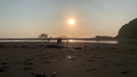 Sunset beach Stock Footage 273709427