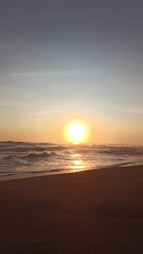 Sunset Beach Stock Footage 285906270