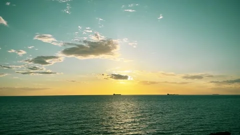 Sunset on the beach Stock Footage 287916011