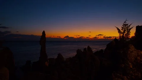 Sunset on the beach Video stock 297036509