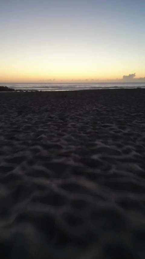 Sunset on beach Stock Footage 299127811