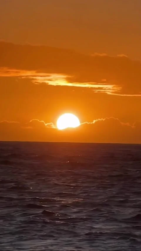 Sunset on the beach Stock Footage 326333970