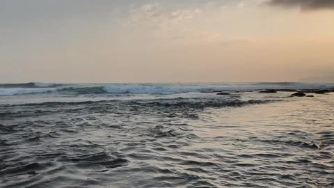 Sunset on the beach Stock Footage 341662106