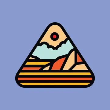 Sunset beach graphic illustration vector art t-shirt design Stock Illustration