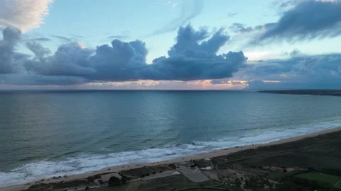 Sunset beach hyperlapse Video stock 178027460