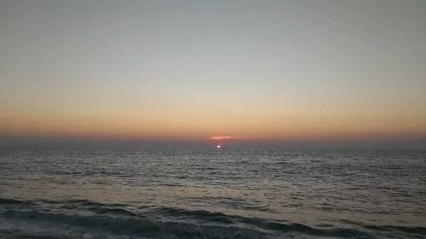 Sunset by the beach in India Stock Footage 155754135