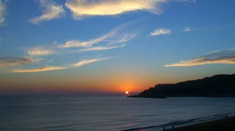 Sunset in beach on island  Video stock 277769