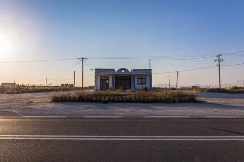 Sunset at the beach in kos Stock Photos