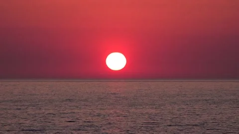 Sunset Beach Ocean Sea Timelapse, Time Stock Video Pond5