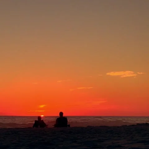 Sunset-Beach-Ocean-Waves Stock Footage 316700665