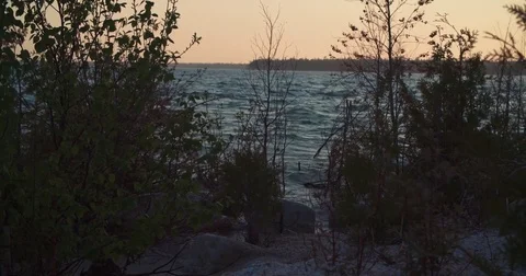 Sunset Beach Pan Shell Beach Stock Footage 71326103