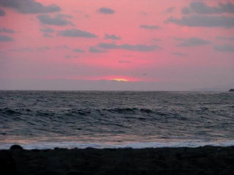 Sunset beach Stock Photos