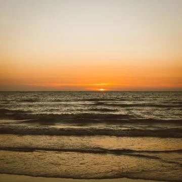 Sunset beach Stock Photos