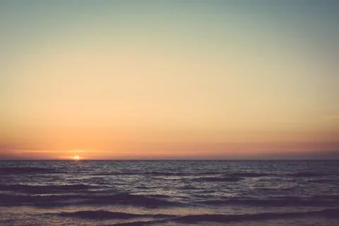 Sunset beach Stock Photos