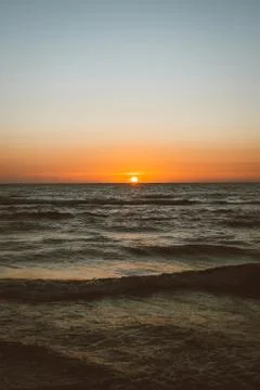 Sunset beach Stock Photos