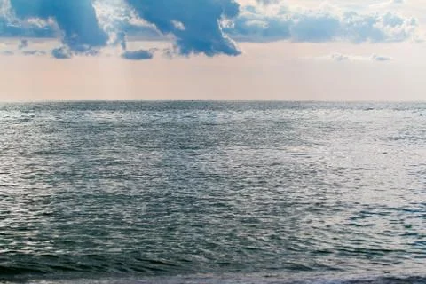 Sunset on the beach Stock Photos