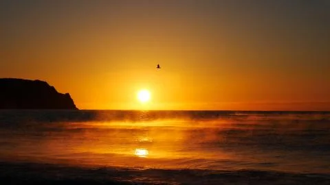 Sunset Beach Stock-Fotos