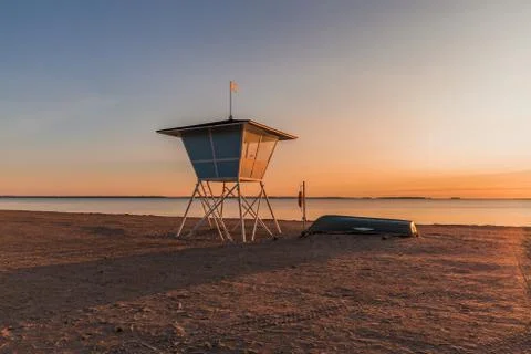 Sunset at the Beach Foto stock