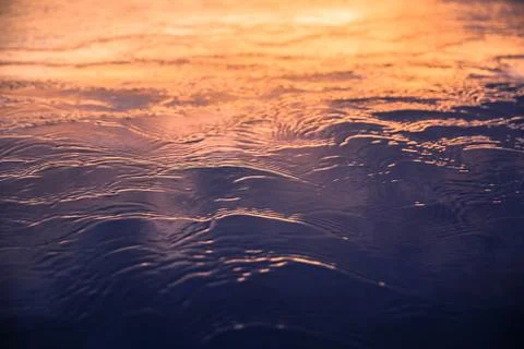 Sunset on the beach Stock Photos