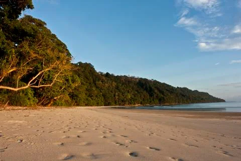 Sunset beach Stock Photos