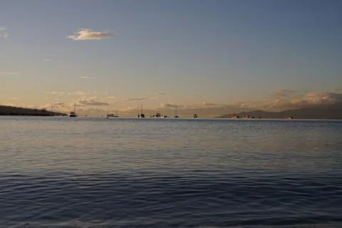 Sunset beach Stock Photos