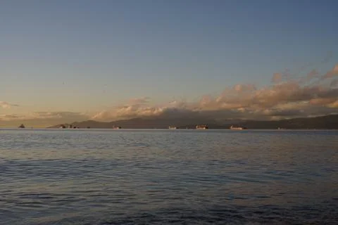 Sunset beach Stock Photos